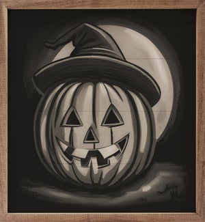 Black Jack O Lantern With Moon